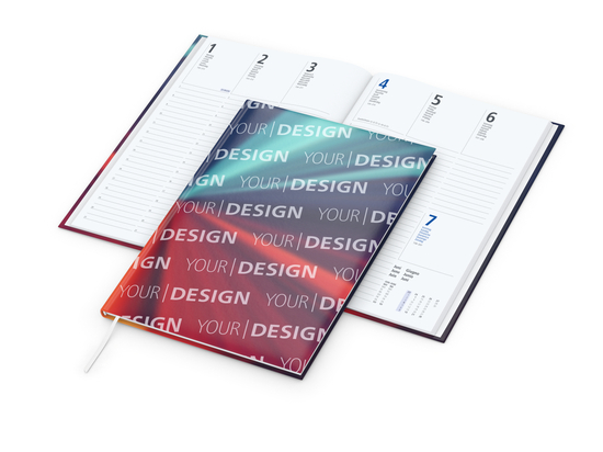 Wochenkalender Media 175 × 245 mm Papier-Hardcover