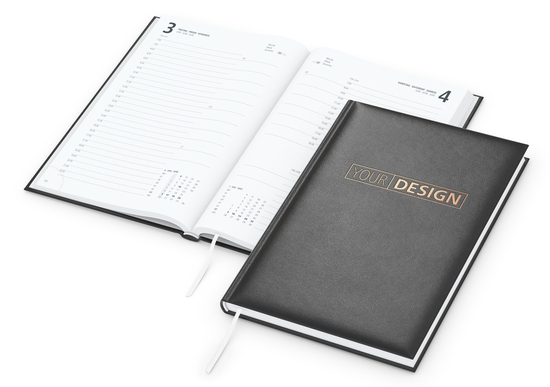 Buchkalender Basic Bestseller inkl. Prägung