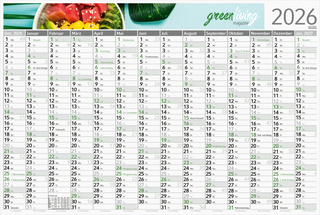 Wandplaner Horizont Recycling