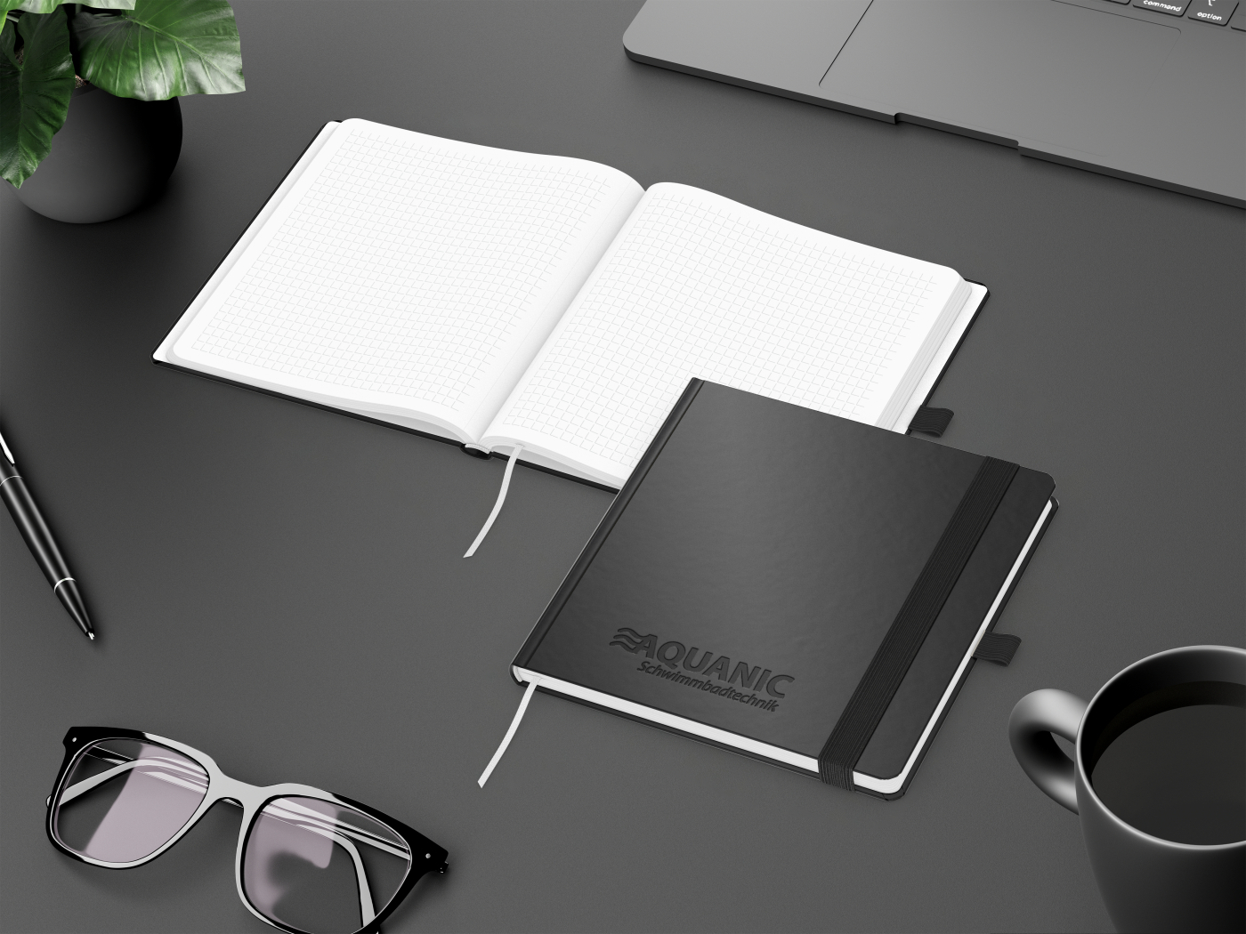 Notizbuch Hardcover Square-Book quadratisch 170 × 170 mm