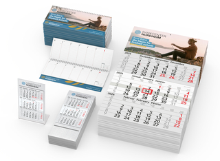Spar-Set Kalender 150 Monatskalender Tischkalender