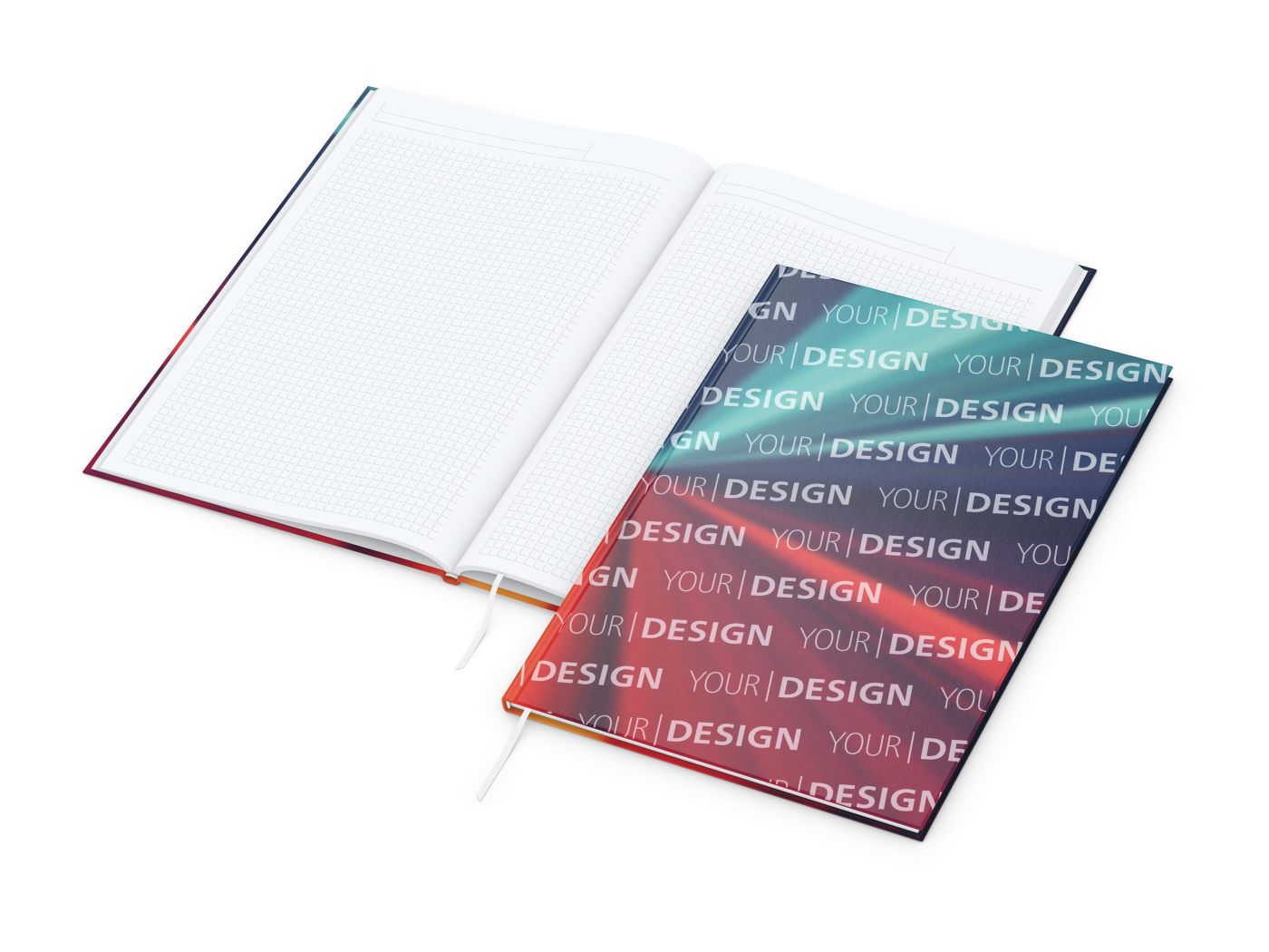 Notizbuch Memo-Book Umfang klein Hardcover individuell bedruckt