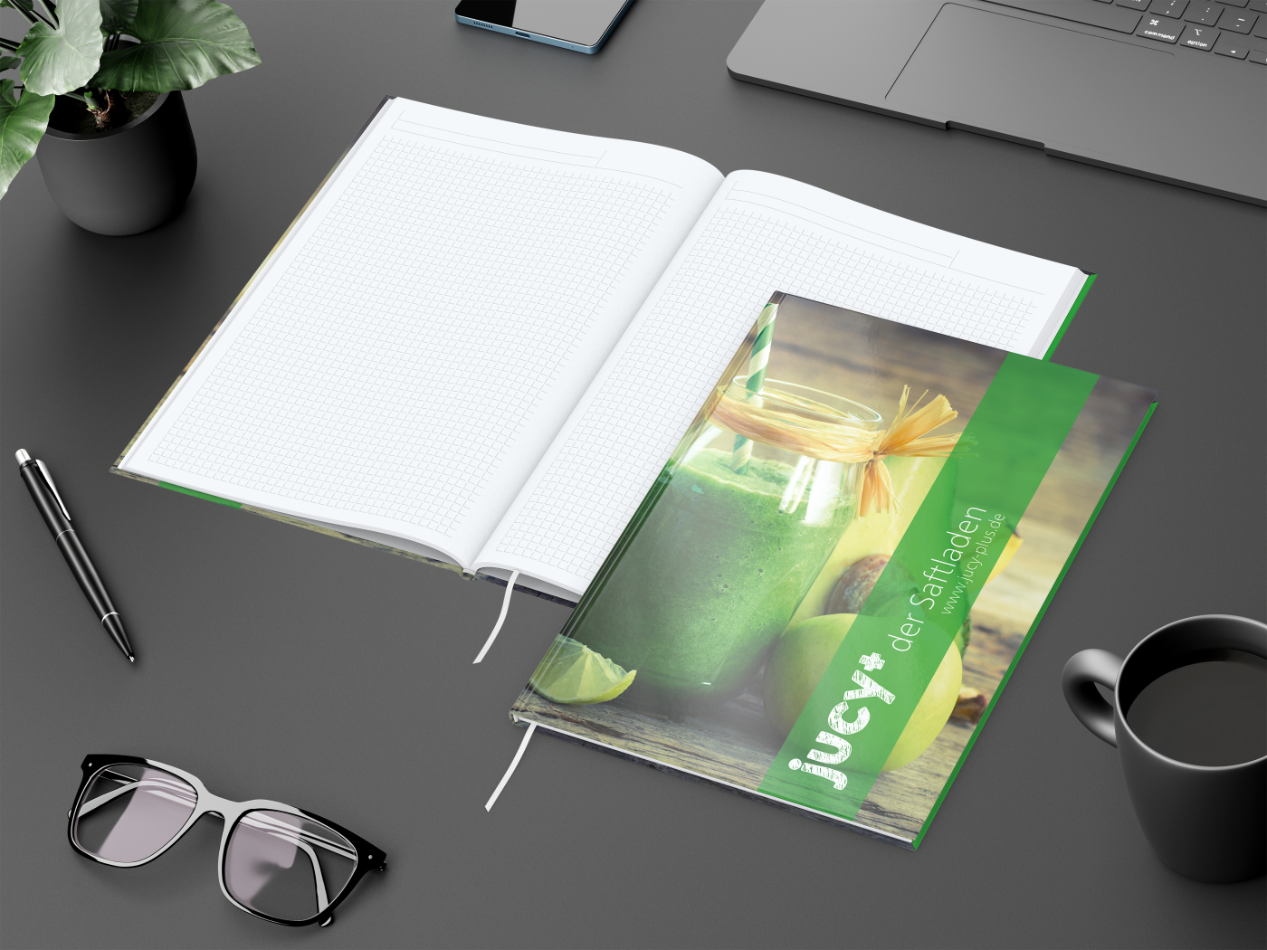 Notizbuch Memo-Book Umfang klein Hardcover individuell bedruckt