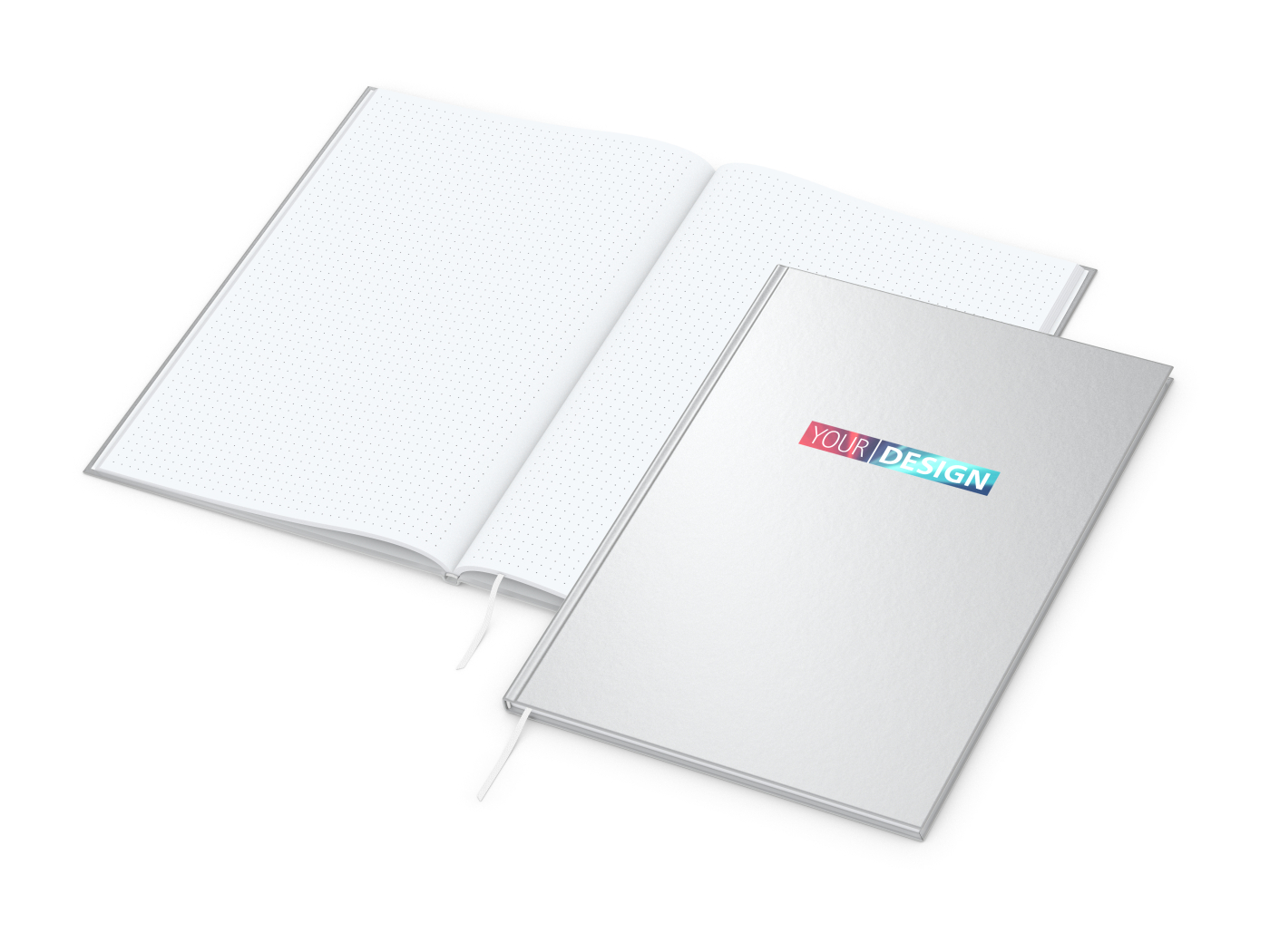 Notizbuch Memo-Book Umfang klein Hardcover matt-farbig