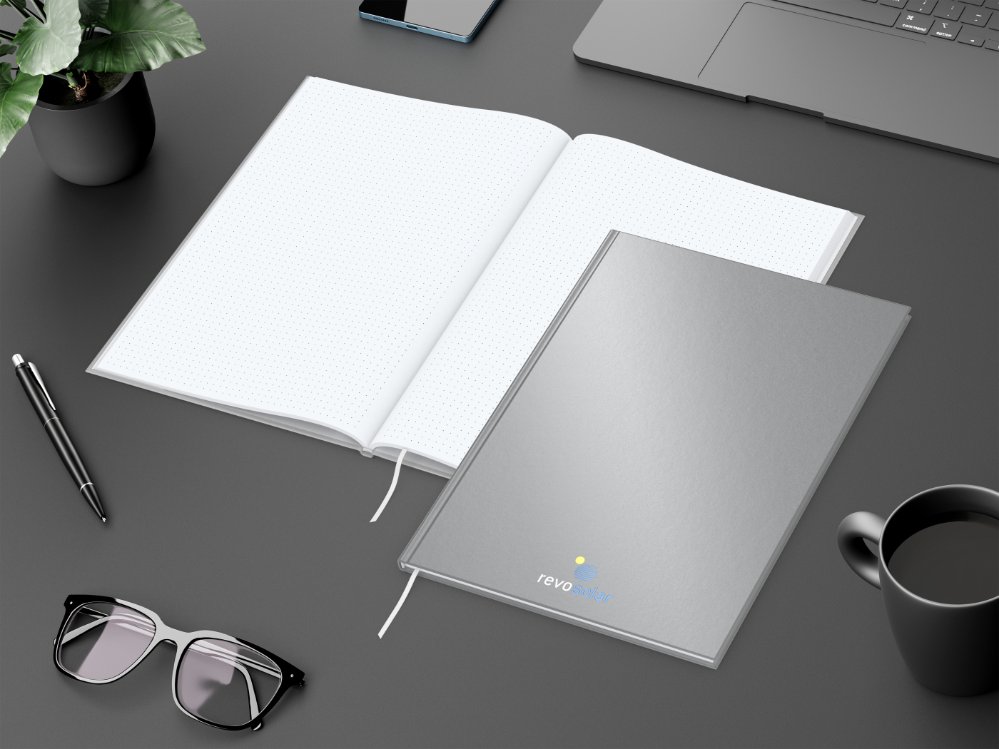 Notizbuch Memo-Book Umfang klein Hardcover matt-farbig