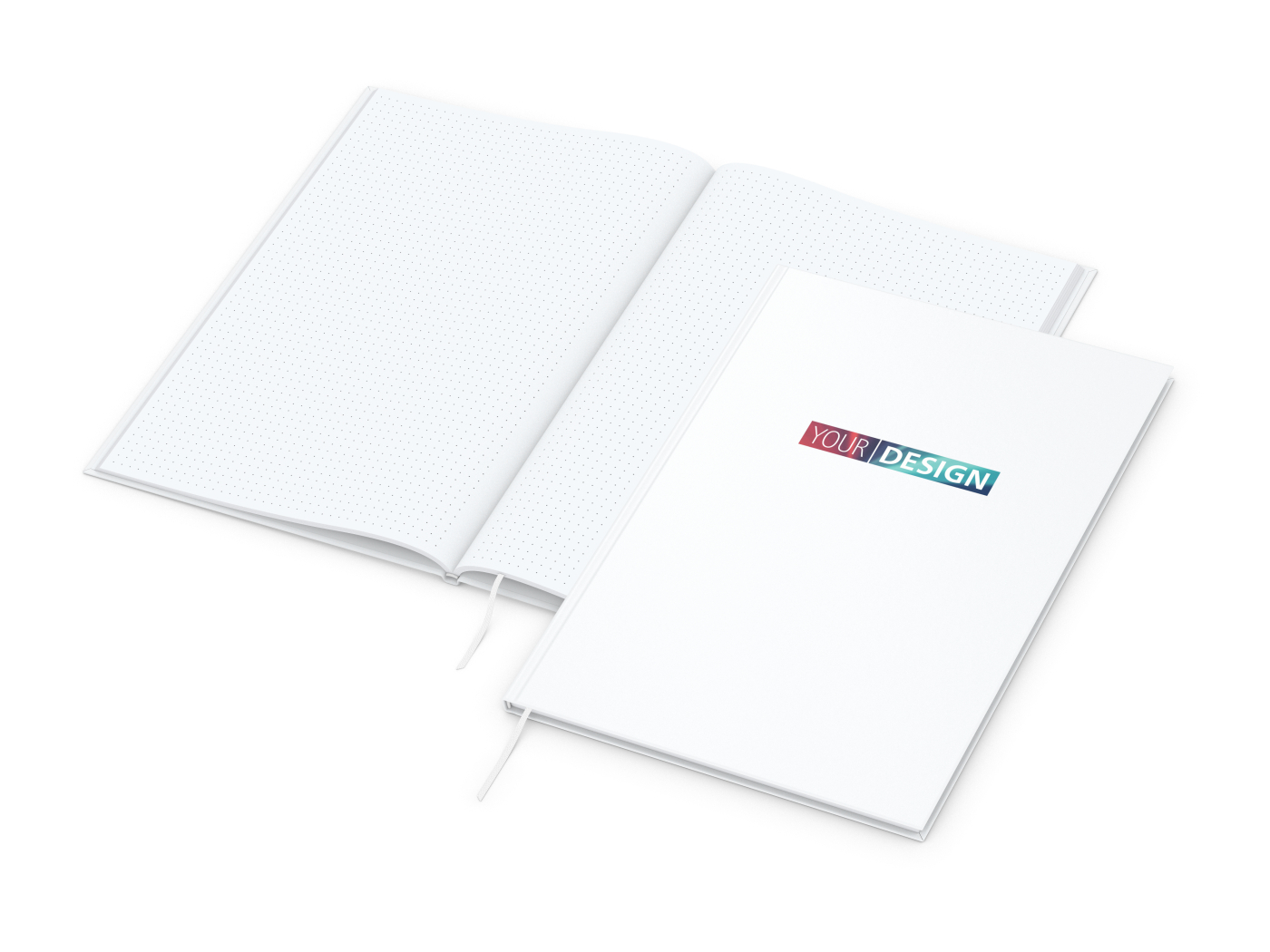 Notizbuch Memo-Book Umfang klein Hardcover matt-farbig