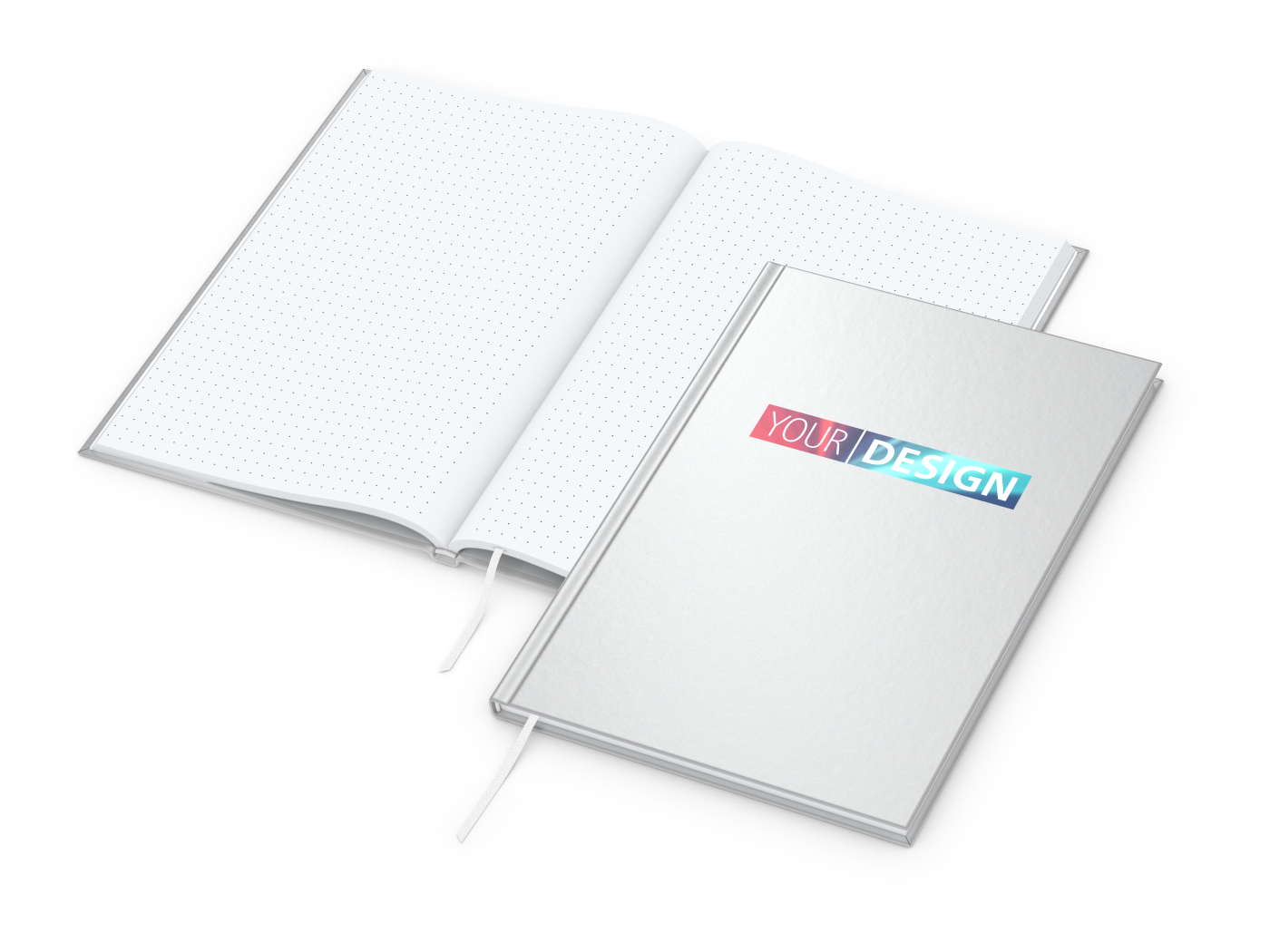 Notizbuch Memo-Book Umfang klein Hardcover matt-farbig