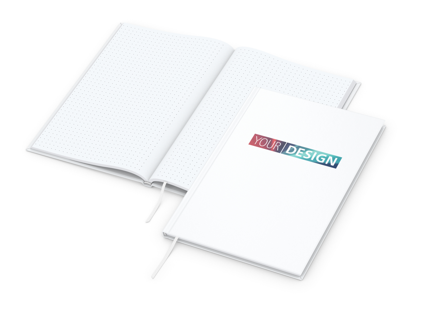 Notizbuch Memo-Book Umfang klein Hardcover matt-farbig