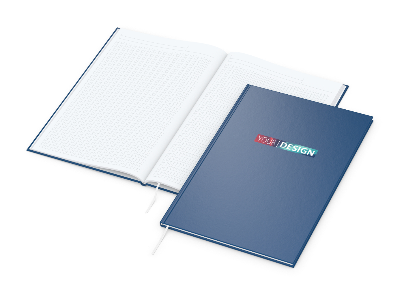Notizbuch Memo-Book Umfang klein Hardcover matt-farbig