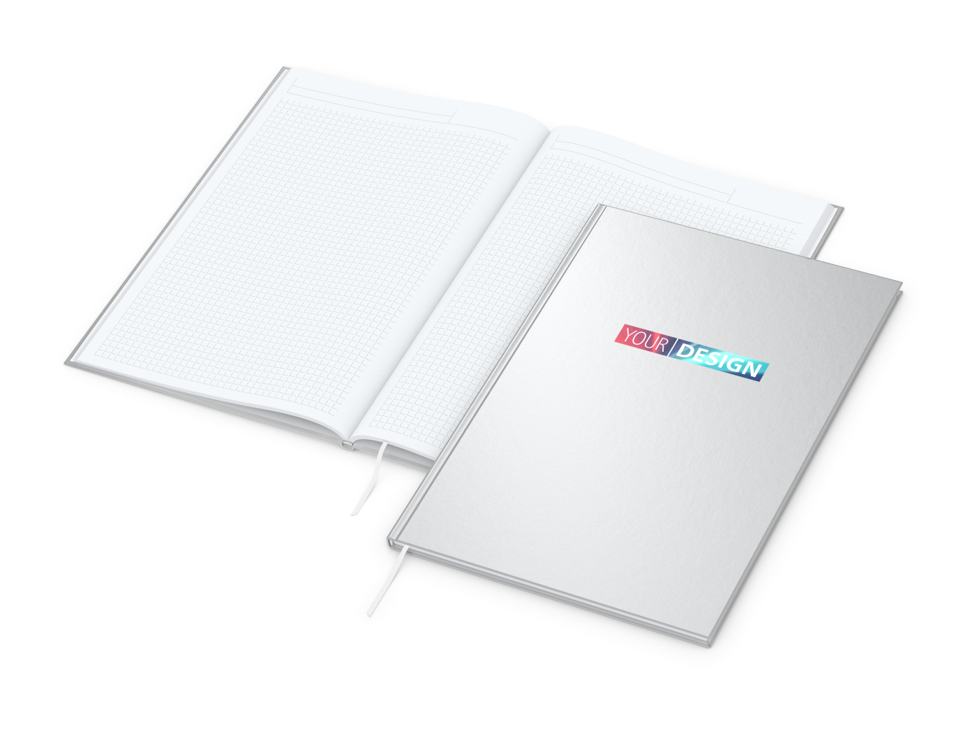 Notizbuch Memo-Book Umfang klein Hardcover matt-farbig