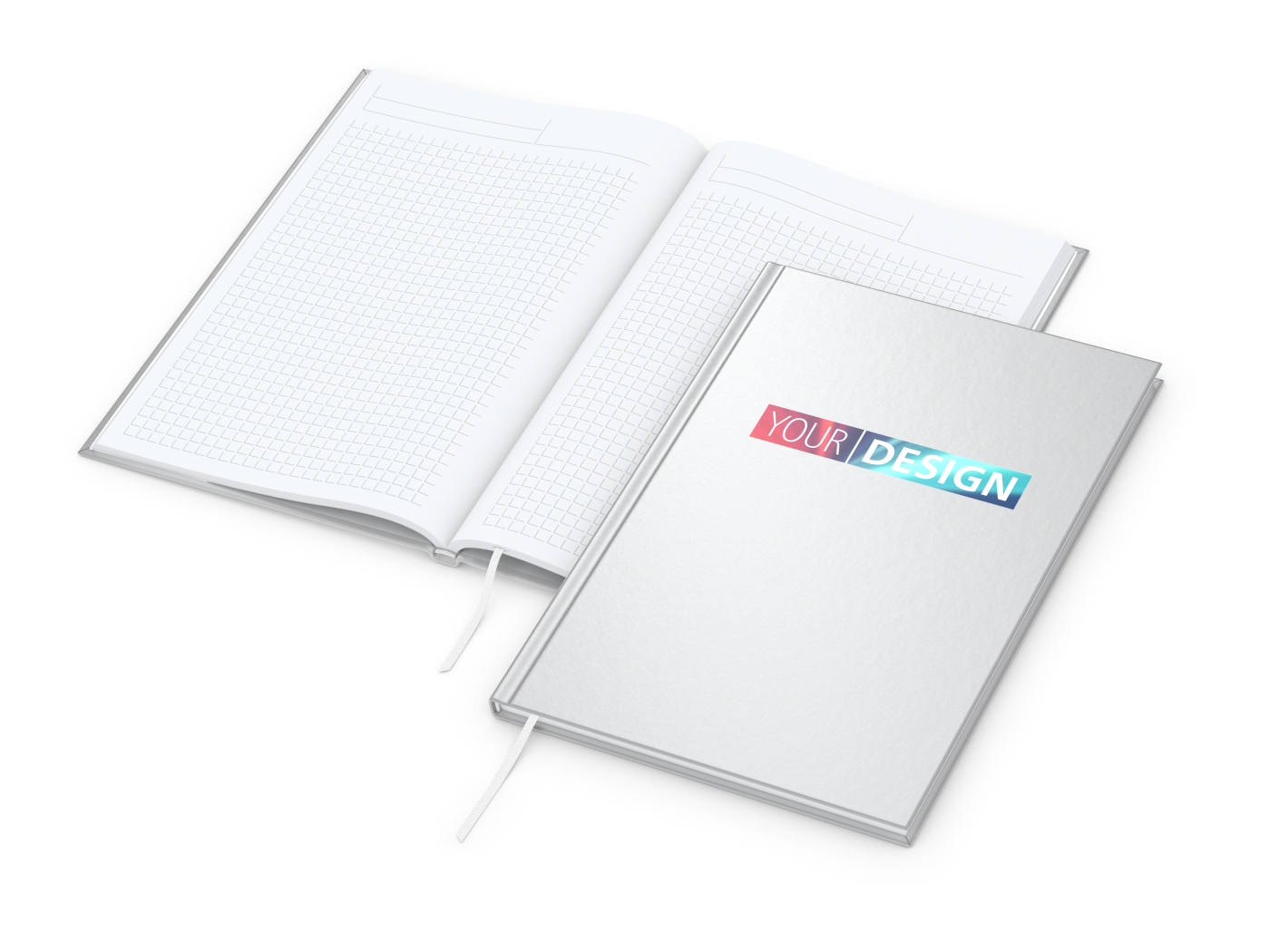 Notizbuch Memo-Book Umfang klein Hardcover matt-farbig