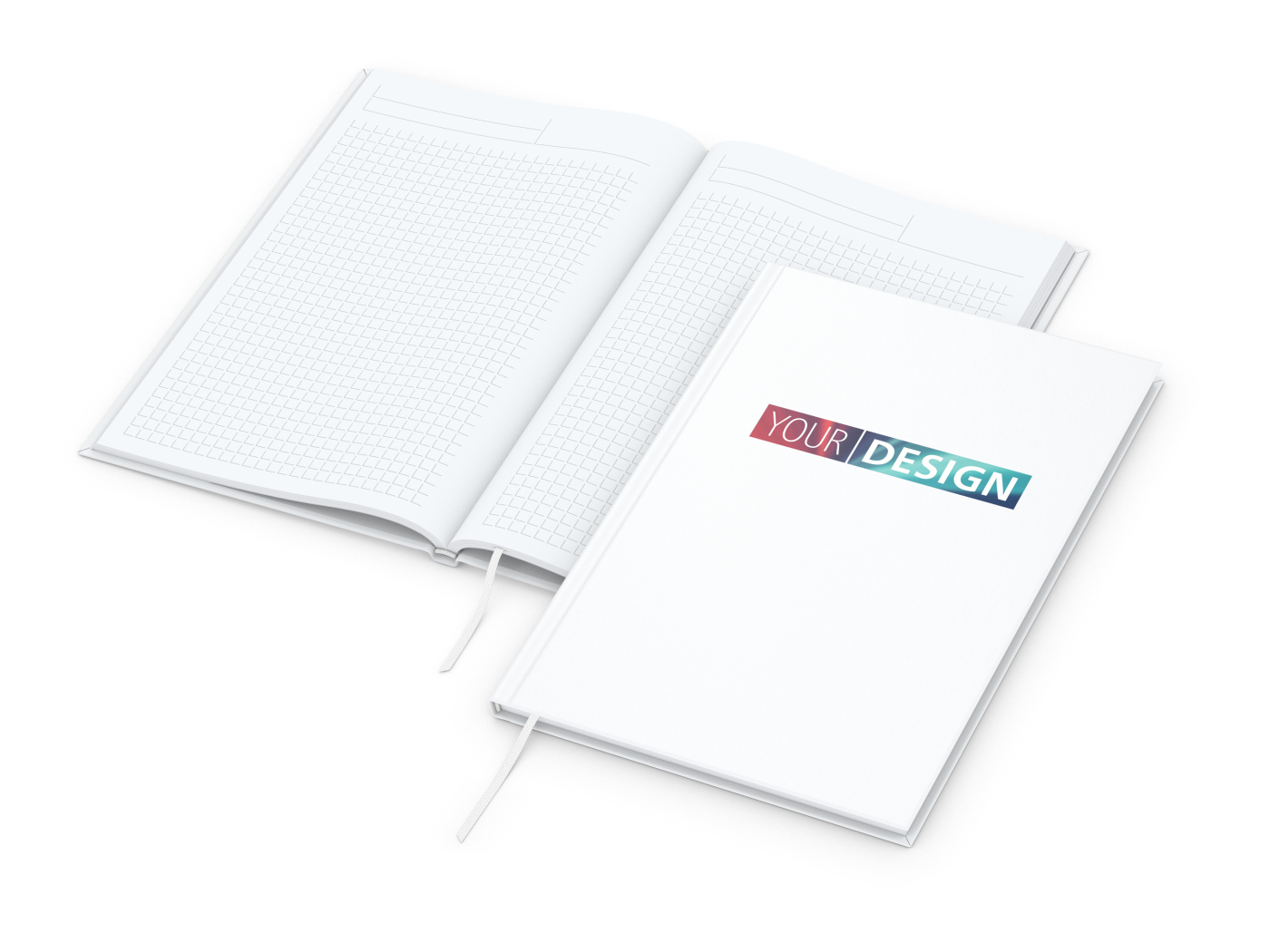 Notizbuch Memo-Book Umfang klein Hardcover matt-farbig