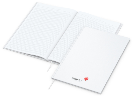 Notizbuch Memo-Book A4 Bestseller inkl. Siebdruck-Digital
