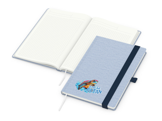 Notizbuch Ocean-Book RECYCLING rPET-Hardcover farbig A5
