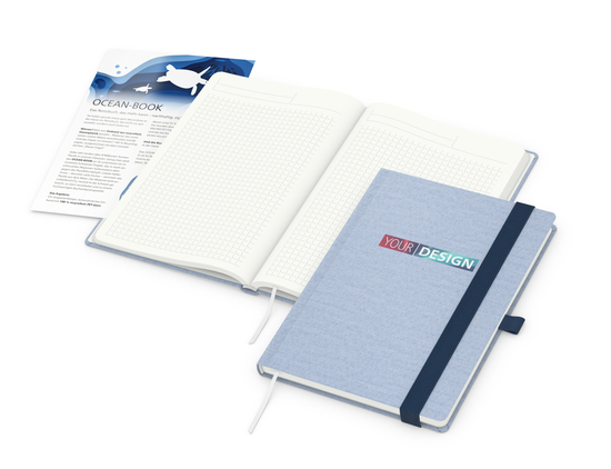 Notizbuch Ocean-Book RECYCLING rPET-Hardcover farbig A5