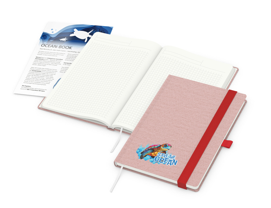 Notizbuch Ocean-Book RECYCLING rPET-Hardcover farbig A5