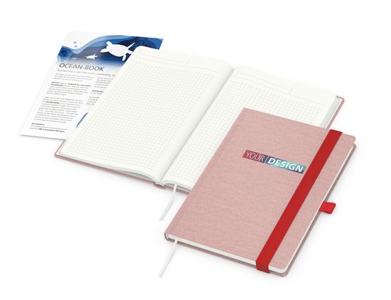 Notizbuch Ocean-Book RECYCLING rPET-Hardcover farbig A5