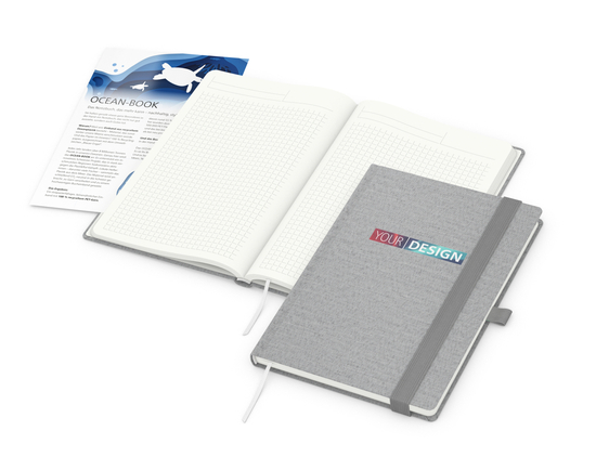 Notizbuch Ocean-Book RECYCLING rPET-Hardcover farbig A5