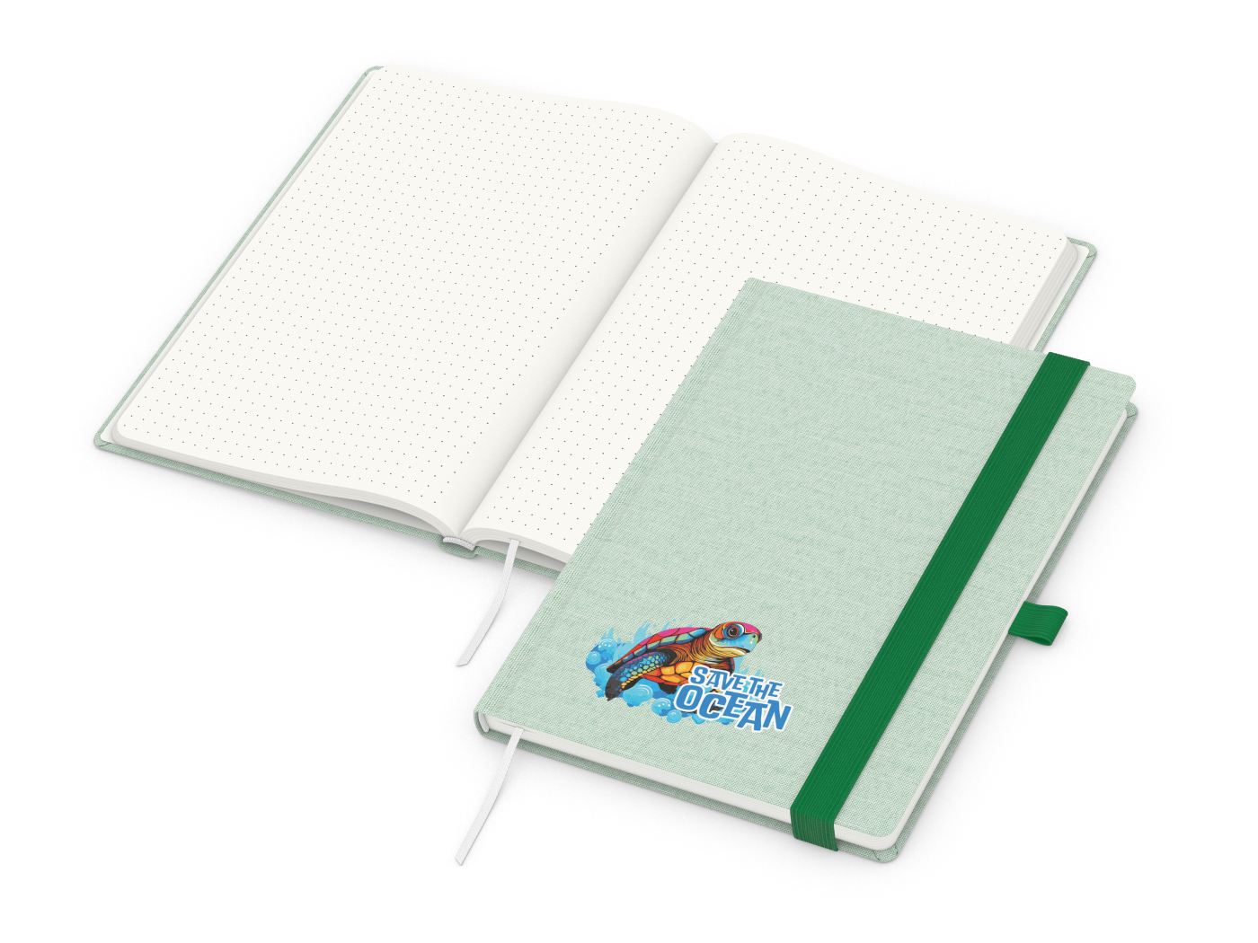 Notizbuch Ocean-Book RECYCLING rPET-Hardcover farbig A5