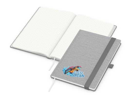Notizbuch Ocean-Book RECYCLING rPET-Hardcover farbig A5