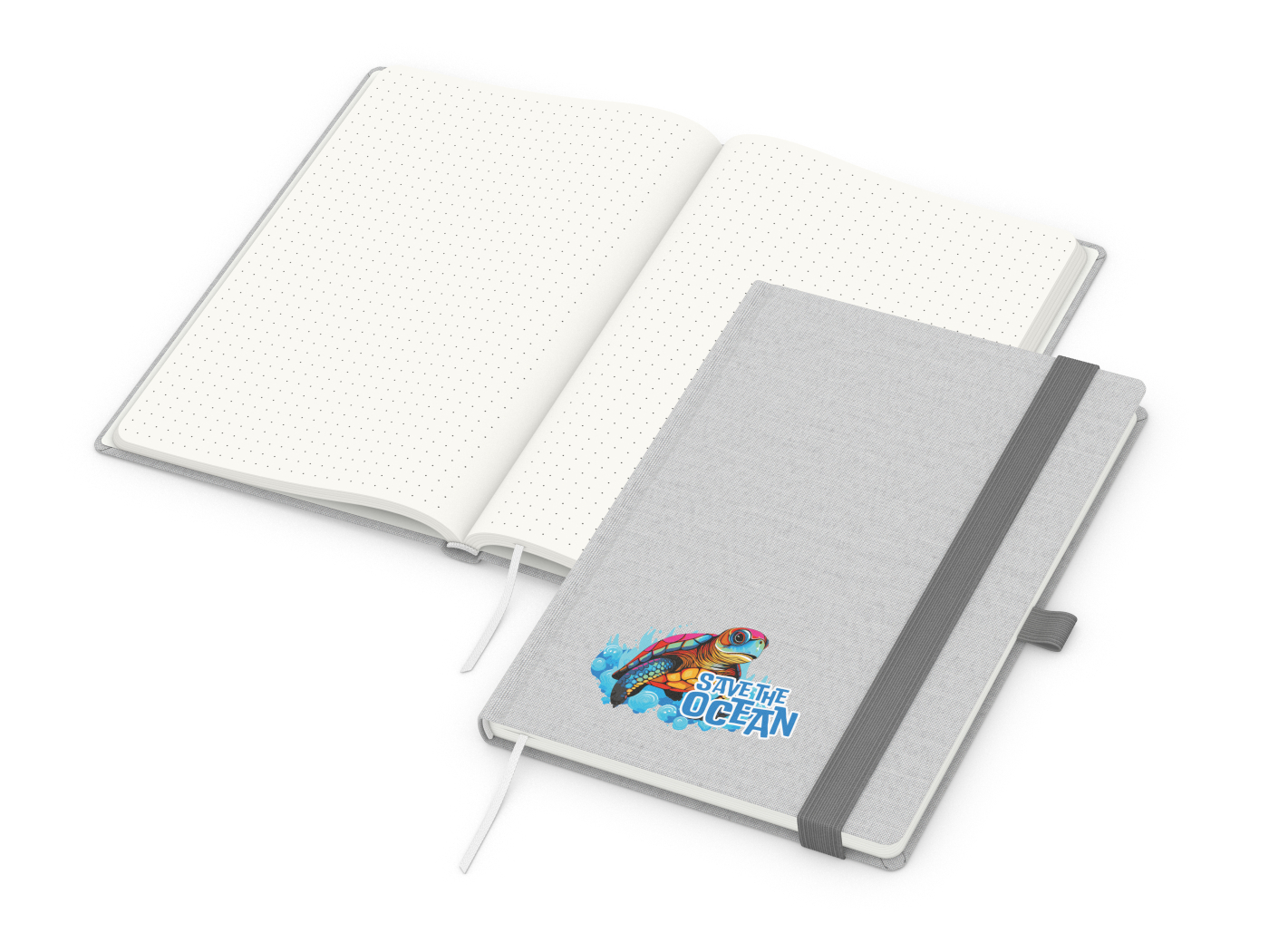 Notizbuch Ocean-Book RECYCLING rPET-Hardcover farbig A5
