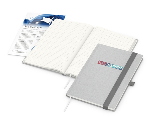Notizbuch Ocean-Book RECYCLING rPET-Hardcover farbig A5