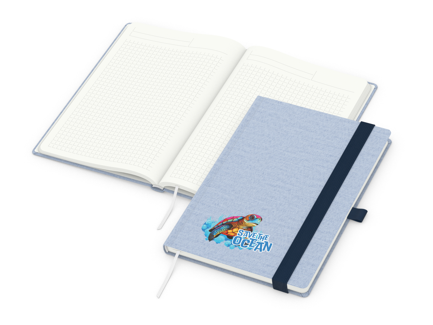 Notizbuch Ocean-Book RECYCLING rPET-Hardcover farbig A5