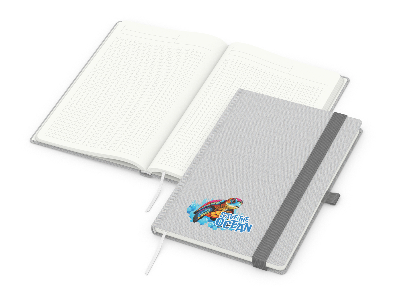 Notizbuch Ocean-Book RECYCLING rPET-Hardcover farbig A5