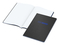 Notizbuch Tablet-Book Farbschnitt Naturkarton-Softcover schwarz