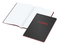 Notizbuch Tablet-Book Farbschnitt Naturkarton-Softcover schwarz