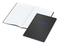 Notizbuch Tablet-Book Farbschnitt Naturkarton-Softcover schwarz
