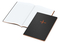 Notizbuch Tablet-Book Farbschnitt Naturkarton-Softcover schwarz