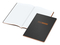 Notizbuch Tablet-Book Farbschnitt Naturkarton-Softcover schwarz