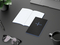 Notizbuch Tablet-Book Farbschnitt Naturkarton-Softcover schwarz