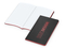 Notizbuch Tablet-Book Farbschnitt Naturkarton-Softcover schwarz