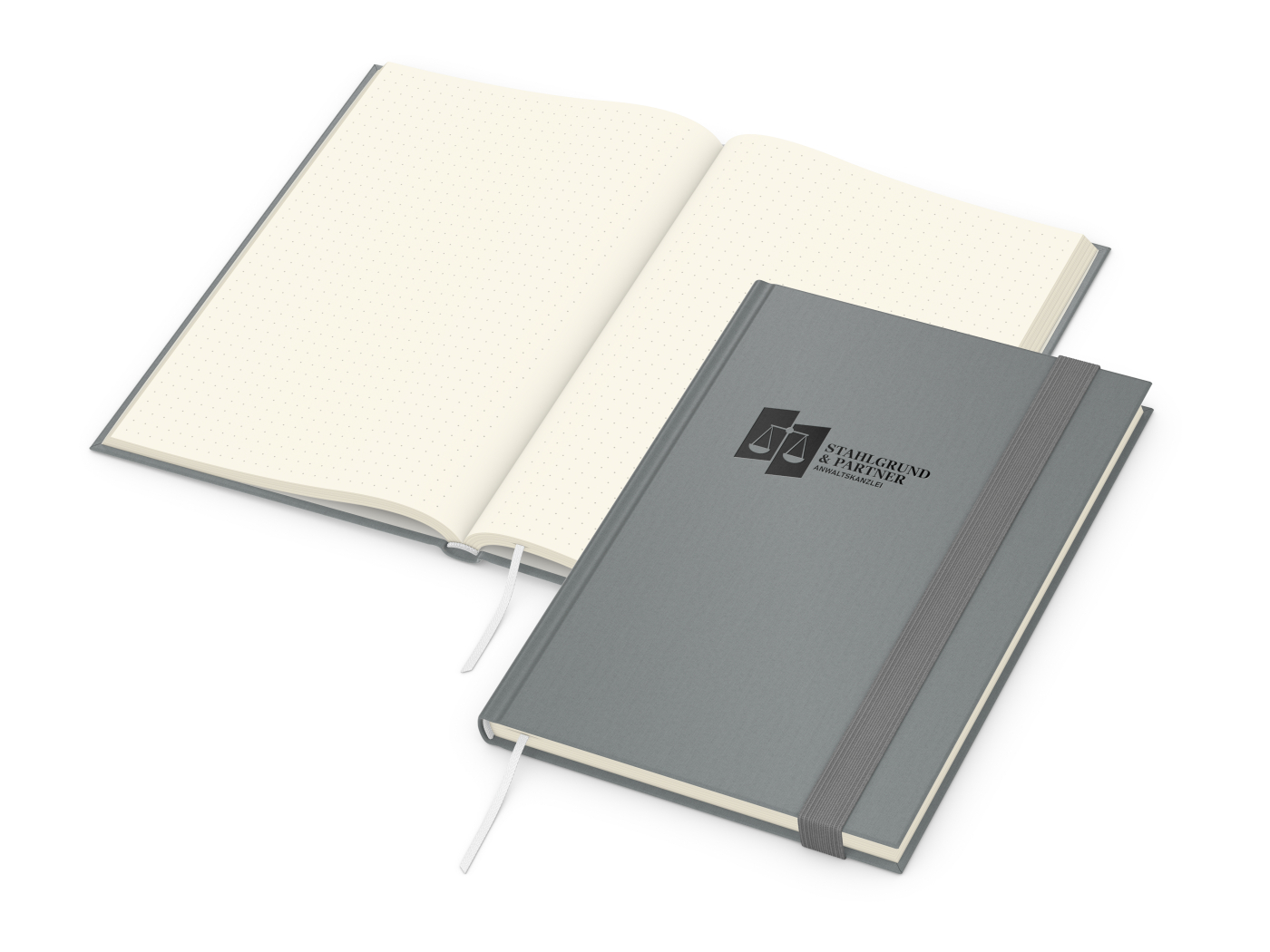 Notizbuch Visco-Book Buchleinen-Hardcover farbig A5