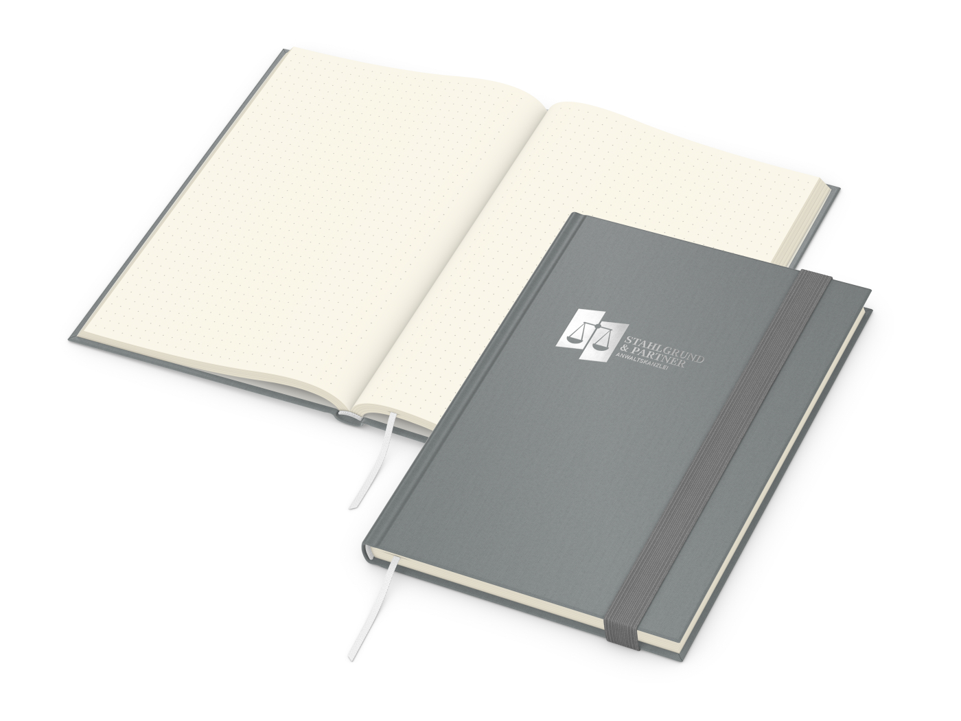 Notizbuch Visco-Book Buchleinen-Hardcover farbig A5