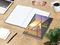 Notizbuch Note-Book Ecken spitz Hardcover individuell bedruckt