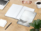 Notizbuch Note-Book Ecken spitz Hardcover individuell bedruckt