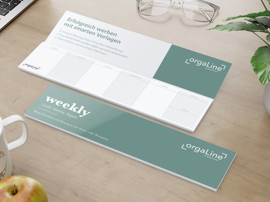 Haftnotizblock orgaLine Weekly Wochenplaner