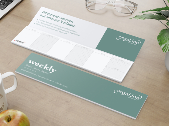 Haftnotizblock orgaLine Weekly Wochenplaner