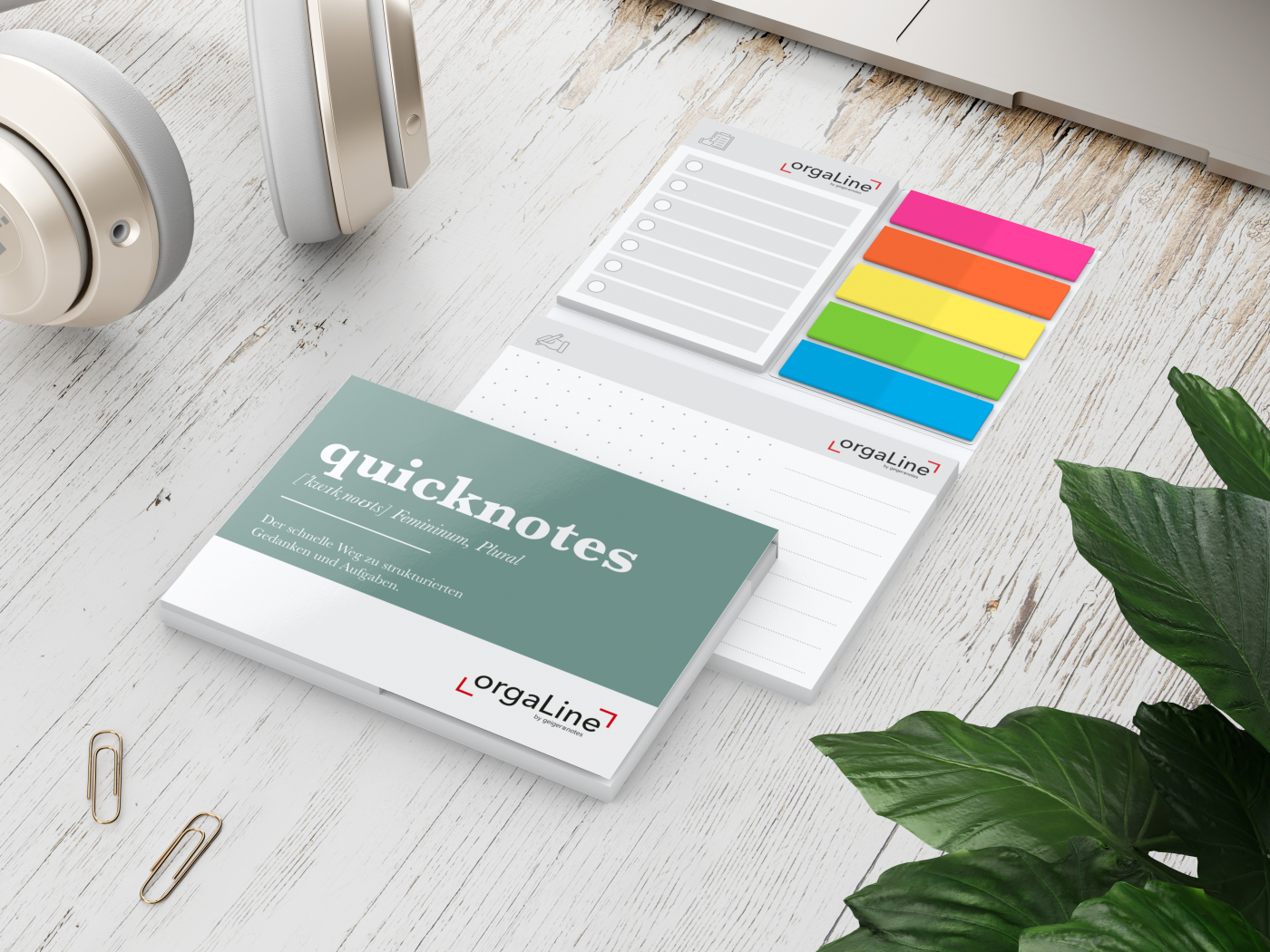 Haftnotiz-Set orgaLine Quicknotes To-dos Notizen