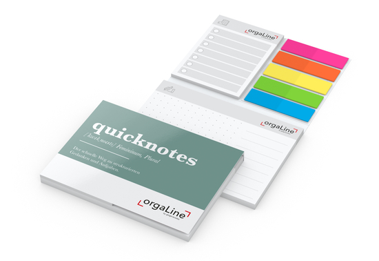 Haftnotiz-Set orgaLine Quicknotes To-dos Notizen