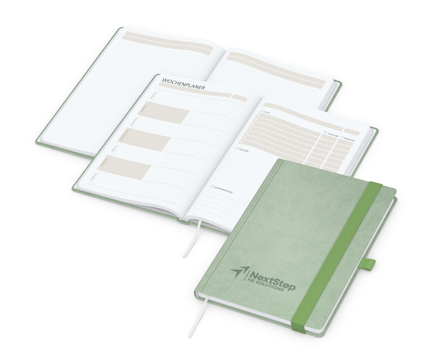 Notizbuch Hardcover orgaLine Mainbook Wochenplaner To-dos Prioritäten Ideen