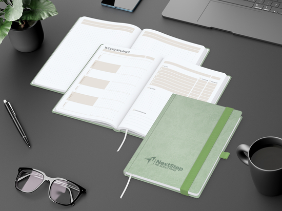 Notizbuch Hardcover orgaLine Mainbook Wochenplaner To-dos Prioritäten Ideen