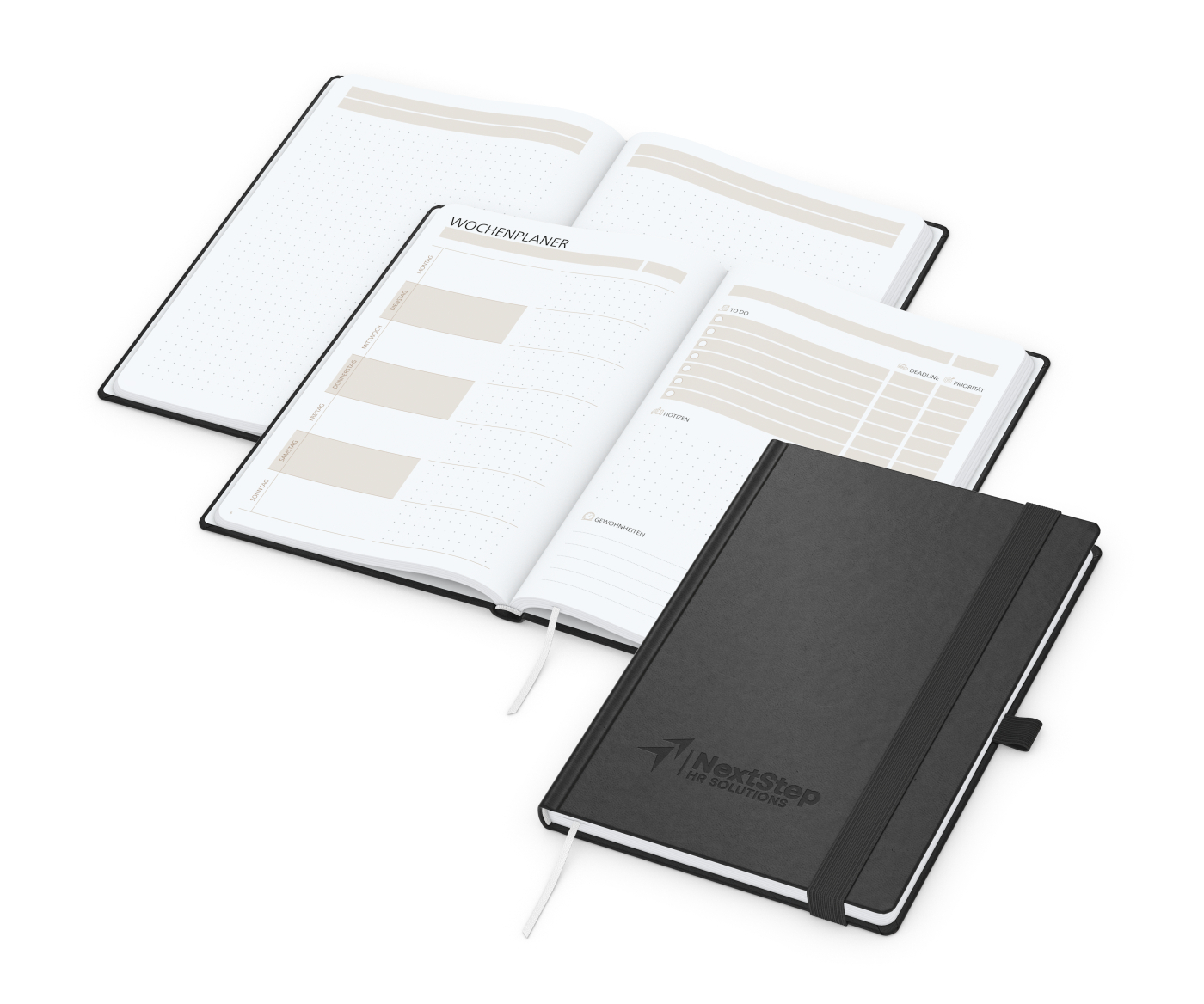 Notizbuch Hardcover orgaLine Mainbook Wochenplaner To-dos Prioritäten Ideen