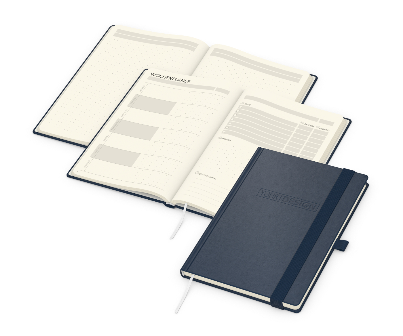 Notizbuch Hardcover orgaLine Mainbook Wochenplaner To-dos Prioritäten Ideen