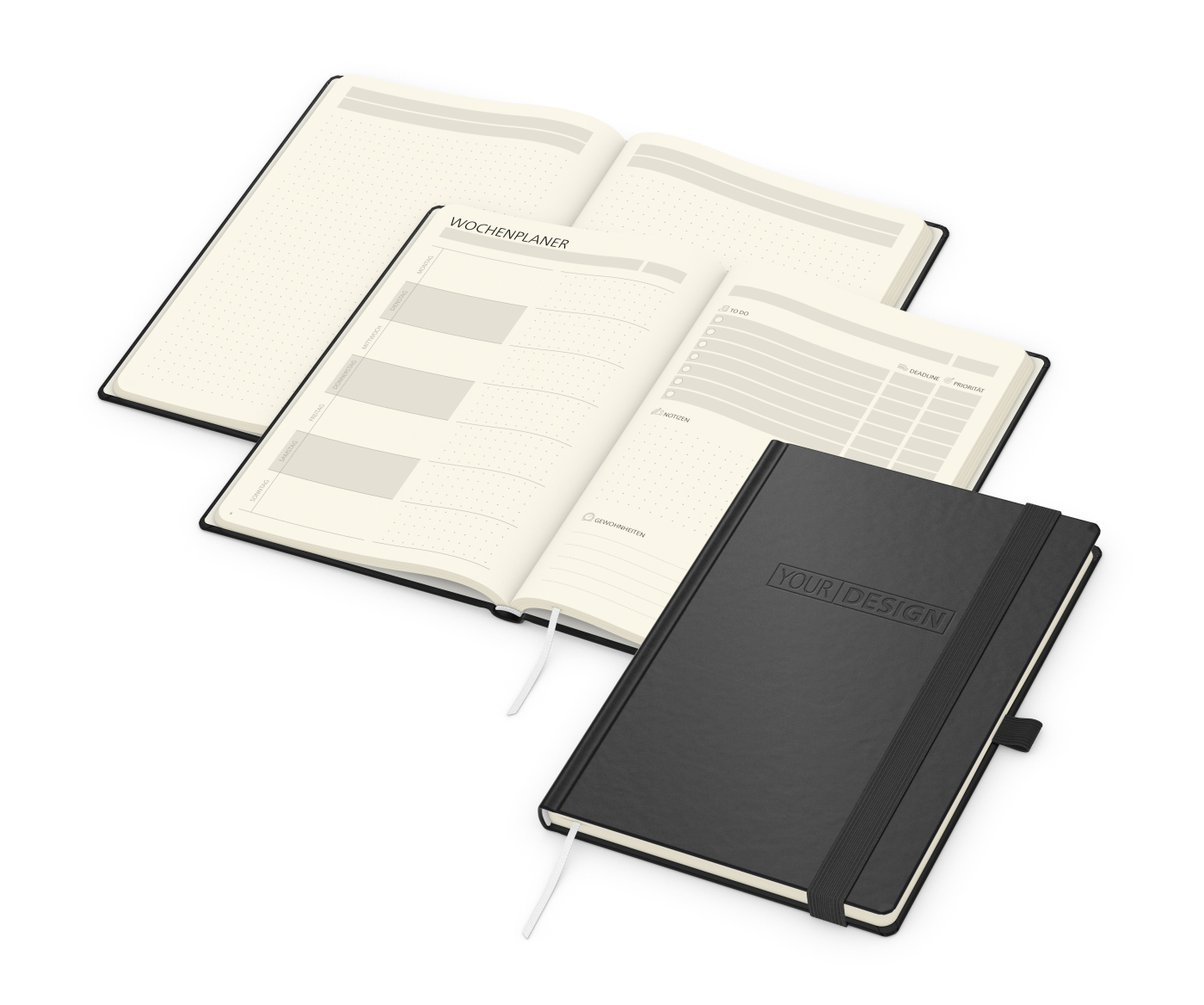 Notizbuch Hardcover orgaLine Mainbook Wochenplaner To-dos Prioritäten Ideen