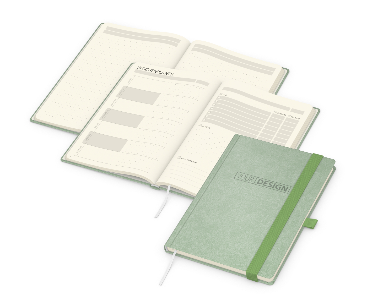 Notizbuch Hardcover orgaLine Mainbook Wochenplaner To-dos Prioritäten Ideen