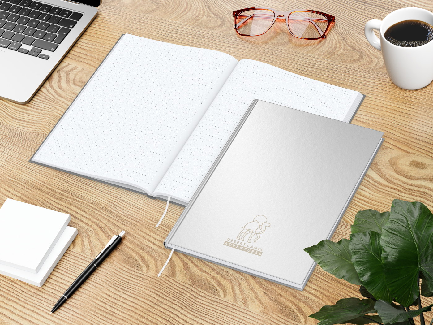 Notizbuch Note-Book Ecken spitz Hardcover matt-farbig